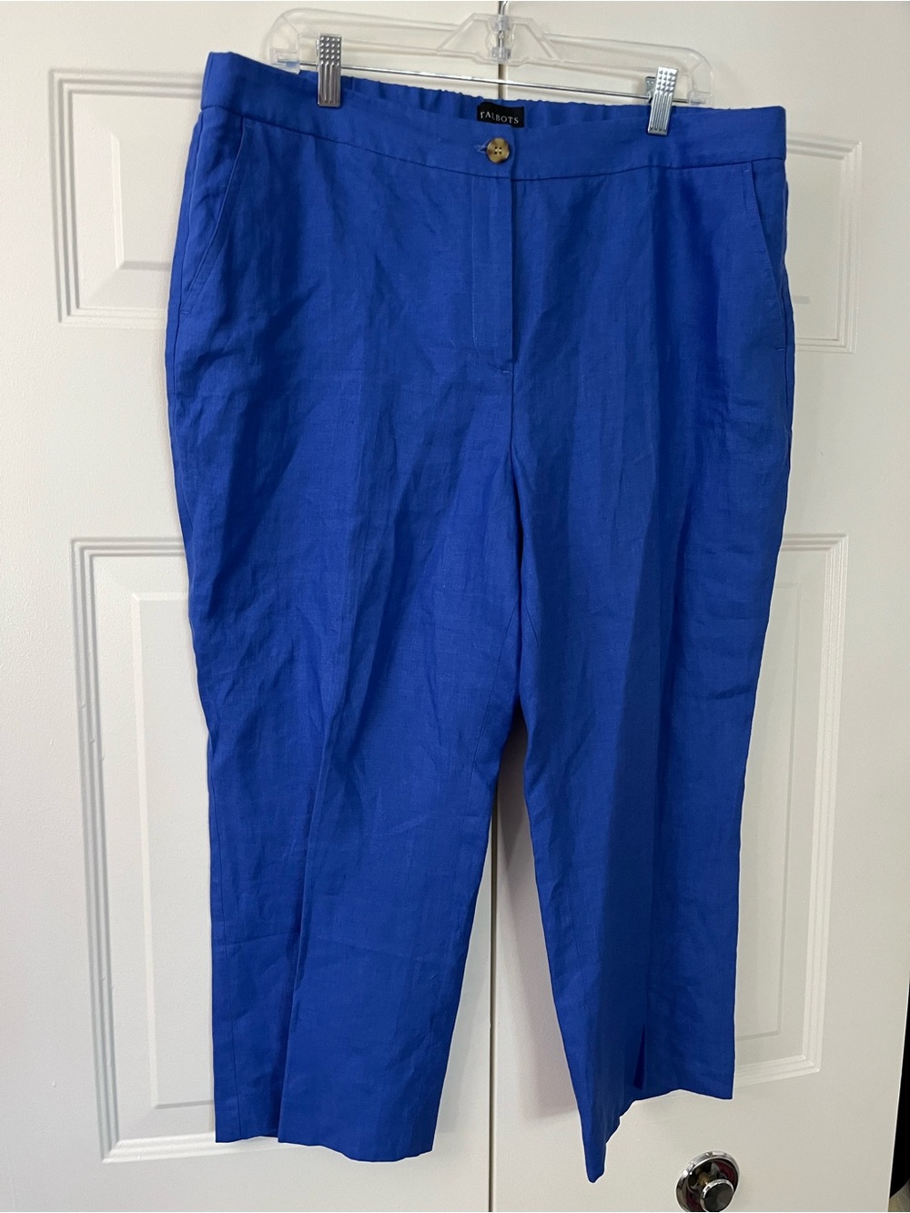Talbots Linen 16P Cropped Pant